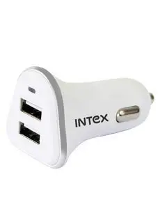 INTEX 3.4 AMP TWO PORT COMPACT POWERFUL UNIVERSAL USB 2.0 CAR CHARGER IN-505 CAR CHARGER INTEX 3.4 AMP TWO PORT COMPACT POWERFUL UNIVERSAL USB 2.0 CAR CHARGER IN-505 Dealer India