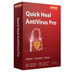 QUICK HEAL ANTIVIRUS PRO LATEST VERSION – 1 PC, 1 YEAR (CD/DVD) ANTIVIRUS QUICK HEAL ANTIVIRUS PRO LATEST VERSION - 1 PC 1 YEAR (CD/DVD) Best Price