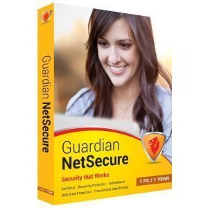 GUARDIAN NETSECURE – 1 PC, 1 YEAR ANTIVIRUS GUARDIAN NETSECURE - 1 PC 1 YEAR Best Price