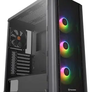 Thermaltake V250 TG ARGB ATX Mid Tower Cabinet with Three preinstalled 120mm ARGB Fans Computer-Product Thermaltake V250 TG ARGB ATX Mid Tower Cabinet with Three preinstalled 120mm ARGB Fans Available in India