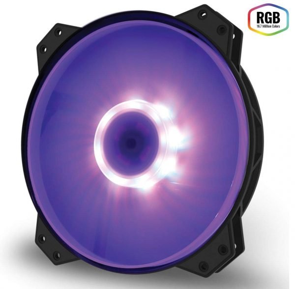 Cooler Master Masterfan MF200R ARGB Lighting Case Fan with 200mm Hybrid Fan Computer-Product Cooler Master Masterfan MF200R ARGB Lighting Case Fan with 200mm Hybrid Fan Available in India