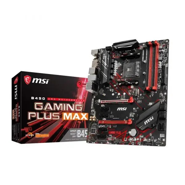 MSI B450 GAMING PLUS MAX AM4 Socket Dual Channel DDR4 USB 3.2 ATX Motherboard Computer-Product MSI B450 GAMING PLUS MAX AM4 Socket Dual Channel DDR4 USB 3.2 ATX Motherboard Available in India