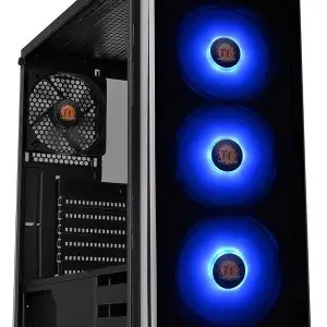 Thermaltake V200 RGB Edition ATX Mid-Tower Cabinet with Magnetic Fan Filter for Dust Reduction Computer-Product Thermaltake V200 RGB Edition ATX Mid-Tower Cabinet with Magnetic Fan Filter for Dust Reduction Available in India