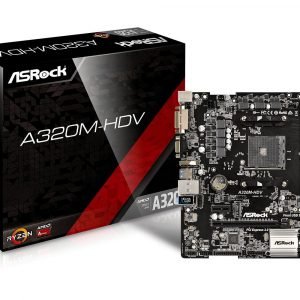 ASRock A320M-HDV AMD AM4 MicroATX SATA3 Ultra M.2 and Full Spike Protection Motherboard ASRock ASRock A320M-HDV AMD AM4 MicroATX SATA3 Ultra M.2 and Full Spike Protection Motherboard Available in India