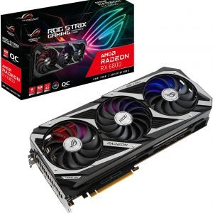 ASUS ROG STRIX Radeon RX 6800 Graphics Card 16GB OC Edition GDDR6 256-Bit with RDNA 2 Architecture Asus Graphic Card ASUS ROG STRIX Radeon RX 6800 Graphics Card 16GB OC Edition GDDR6 256-Bit with RDNA 2 Architecture Available in India