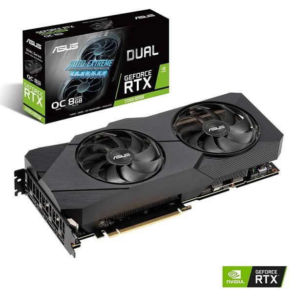 ASUS Dual GeForce RTX 2080 Super Evo OC Edition GDDR6 8GB 256-Bit Graphics Card Computer-Product ASUS Dual GeForce RTX 2080 Super Evo OC Edition GDDR6 8GB 256-Bit Graphics Card Available in India