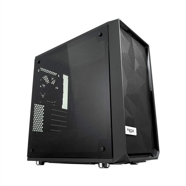 Fractal Design Meshify C Mini Dark Tempered Glass M-ATX Cabinet with Two Dynamic X2 120mm Fans Computer-Product Fractal Design Meshify C Mini Dark Tempered Glass M-ATX Cabinet with Two Dynamic X2 120mm Fans Available in India