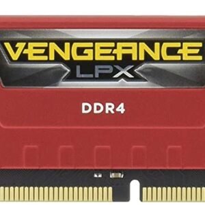CORSAIR Desktop Vengeance LPX Series – 8GB (8GBx1) DDR4 2400MHz Red RAM (CMK8GX4M1A2400C16R) RAM-Corsair CORSAIR Desktop Vengeance LPX Series – 8GB (8GBx1) DDR4 2400MHz Red RAM (CMK8GX4M1A2400C16R) Dealer in Bangalore