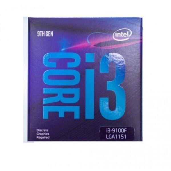 INTEL CORE I3-9100F 9TH GENERATION PROCESSOR (6M CACHE, UP TO 4.20 GHZ) Processor INTEL CORE I3-9100F 9TH GENERATION PROCESSOR (6M CACHE