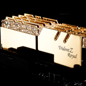 G.skill Trident Z Royal Gold Series 64GB (4x16GB) 3600 MHz DDR4 Memory F4-3600C16Q-64GTRG RAM-G.SKILL