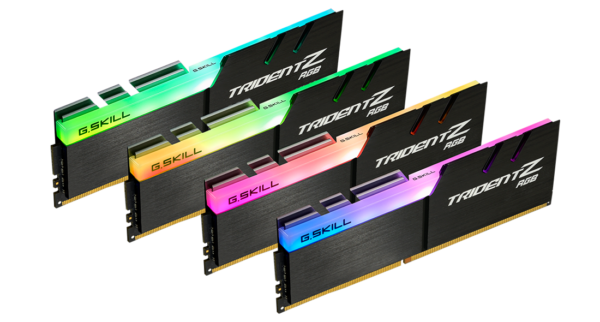 G.skill Trident Z RGB Series 64GB (4x16GB) 3600 MHz DDR4 Memory F4-3600C16Q-64GTZRC RAM-G.SKILL