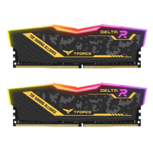 Teamgroup T-Force Delta TUF Gaming Series 16GB (8GBx2) DDR4 3200MHz RGB RAM TF9D416G3200HC16CDC01 RAM-Team Group