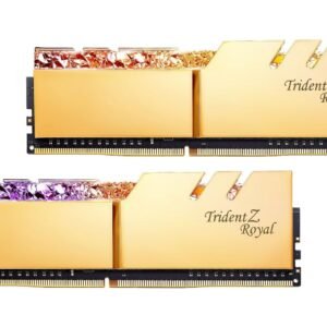 G.skill Trident Z Royal Gold Series 16GB (2x8GB) 3600 MHz DDR4 Memory F4-3600C14D-16GTRGB RAM-G.SKILL