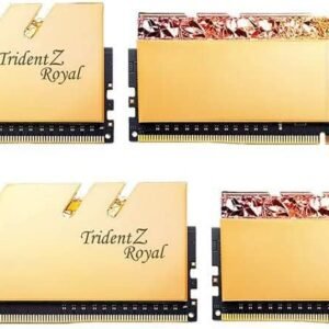 G.Skill Trident Z Royal Gold 32 GB (4 x 8GB) 3600 MHz DDR4 Memory F4-3600C16Q-32GTRG RAM-G.SKILL
