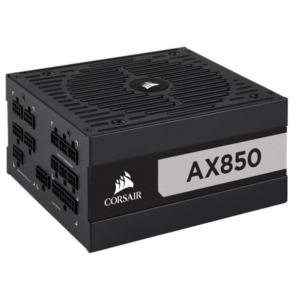 Corsair AX850 SMPS 850 Watt 80 PLUS Titanium Certification Fully Modular PSU CP-9020151-UK Power Supply-Corsair