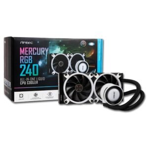 Antec Mercury 240 RGB All In One 240mm CPU Liquid Cooler CPU COOLER-Antec