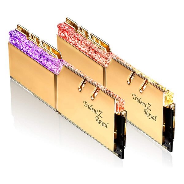 G.Skill Trident Z Royal Gold 32 GB (2 x 16GB) 3200 MHz DDR4 Memory F4-3200C16D-32GTRG RAM-G.SKILL
