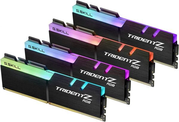 G.Skill TridentZ RGB 32GB (4x8GB) DDR4-4133MHz Memory F4-4133C19Q-32GTZRF RAM-G.SKILL