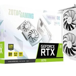 Zotac Gaming GEFORCE RTX 3070 TWIN EDGE OC LHR White Edition 8GB GDDR6 256-BIT Gaming GRAPHICS CARD ZT-A30700J-10PLHR Graphic Card-Zotac