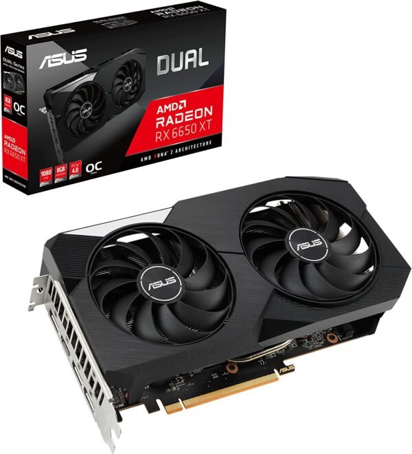 ASUS ROG Strix Radeon RX 6650 XT OC Edition 8GB GDDR6 Graphic Card ROG-STRIX-RX6650XT-O8G-GAMING Graphic Card-Asus