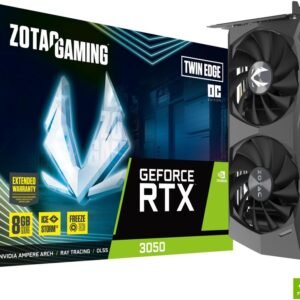 ZOTAC GAMING GeForce RTX 3050 Twin Edge OC 8GB GDDR6 Graphic Card ZT-A30500H-10M Graphic Card-Zotac