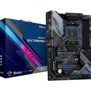 ASRock B550 Extreme4 AM4 ATX Motherboard (AMD Socket AM4/3rd Gen Ryzen Series CPU/Max 128GB DDR4 4733MHz Memory) MOTHERBOARD-Asrock