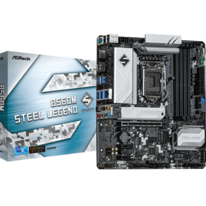 ASRock B560M Steel Legend Socket LGA 1200 Micro ATX Motherboard MOTHERBOARD-Asrock