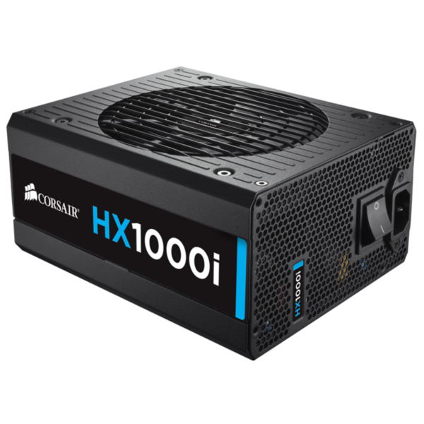 CORSAIR HX1000I 1000 Watt 80 Plus Platinum Certification Fully Modular PSU CP-9020074-UK Power Supply-Corsair