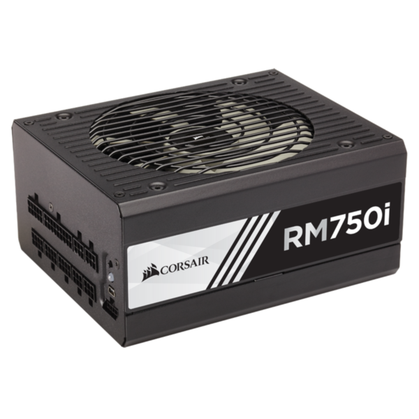 Corsair RMi Series RM750i 750 Watt 80 Plus Gold Certified Fully Modular PSU CP-9020082-UK Power Supply-Corsair