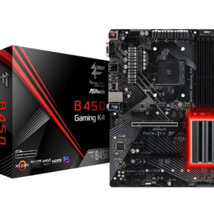 Asrock Fatal1ty B450 Gaming K4 AMD B450 ATX Motherboard MOTHERBOARD-Asrock