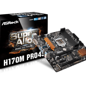 Asrock H170M PRO4S Intel H170 Micro ATX Motherboard MOTHERBOARD-Asrock