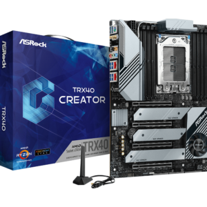 ASROCK TRX40 CREATOR (WI-FI) MOTHERBOARD (AMD SOCKET STRX4/3RD GEN RYZEN THREADRIPPER SERIES CPU/MAX 256GB DDR4 4666MHZ MEMORY) MOTHERBOARD-Asrock