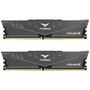 Teamgroup T-FORCE Vulcan Z Series 16GB (16GBX1) DDR4 3200MHz GRAY Memory TLZGD416G3200HC16F01 RAM-Team Group