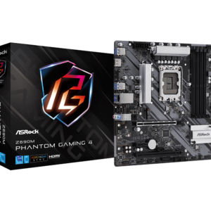 ASRock Z690M Phantom Gaming 4 LGA 1700 DDR4 Micro ATX Intel Motherboard MOTHERBOARD-Asrock