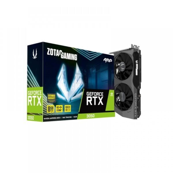 Zotac RTX 3050 AMP LHR 8GB Gaming Graphics Card ZT-A30500F-10M Graphic Card-Zotac