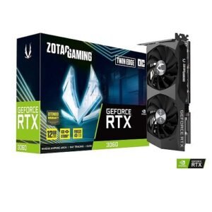 ZOTAC GAMING GeForce RTX 3060 Twin Edge OC 12GB LHR GDDR6 Graphic Card ZT-A30600H-10M Graphic Card-Zotac