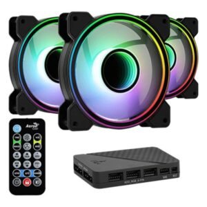 AeroCool Mirage 12 ARGB Pro Cabinet Fan (Triple Pack) CPU Coolers