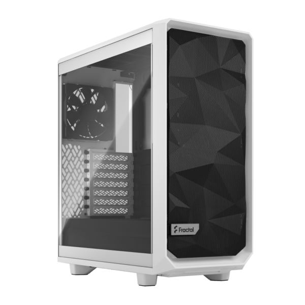 Fractal Design Meshify 2 Compact Mid Tower White Cabinet FD-C-MES2C-05 PC Cabinet-Fractal Design