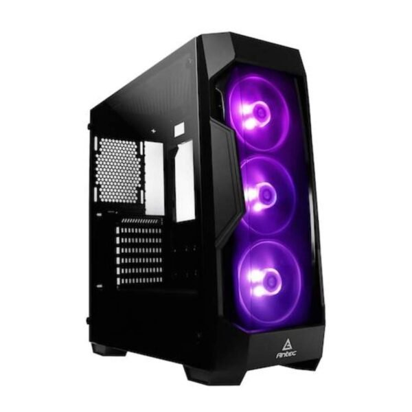 Antec DF500 RGB (ATX) Mid Tower Cabinet (Tempered Glass Side Panel & RGB Fan Controller) PC Cabinet-Antec
