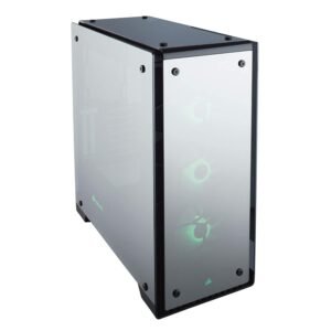 Corsair CRYSTAL Series 570X RGB MIRROR Black Transparent Side Panel MID-TOWER ATX Gaming CASE CC-9011126-WW PC Cabinet-Corsair