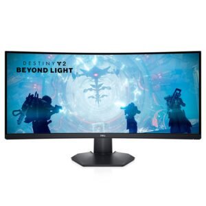 Dell 34 S3422DWG 34 21:9 Curved FreeSync WQHD 144 Hz HDR VA Gaming Monitor Monitor-Dell