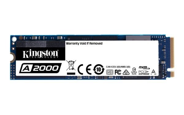Kingston A2000 500GB M.2 2280 NVMe PCIe SSD SA2000M8/500G SSD Kingston