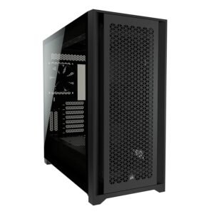 Corsair 5000D AIRFLOW Tempered Glass Mid-Tower ATX Black PC Cabinet CC-9011210-WW PC Cabinet-Corsair
