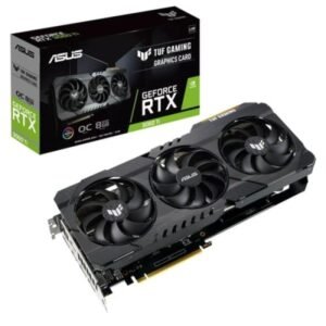Asus TUF Gaming Nvidia GeForce RTX 3060 Ti V2 OC 8GB GDDR6 Graphics Card LHR (90YV0G1A-M0IA00) Graphics Card