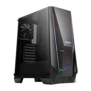 Antec NX310 ARGB ATX Mid Tower Black Cabinet with Tempered Glass Side Panel PC Cabinet-Antec