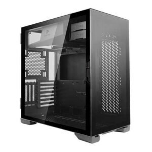 Antec P120 Crystal E-ATX Mid Tower Black Cabinet with Tempered Glass Side Panel PC Cabinet-Antec