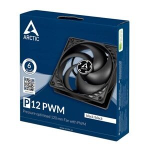 Arctic P12 PWM 120mm Case Fan Black CPU Coolers