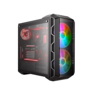Cooler Master MasterCase H500 ARGB (E-ATX) Mid Tower Cabinet With Tempered Glass Side Panel ŰŇ ARGB Controller MCM-H500-IGNN-S01 PC Cabinet-Cooler Master