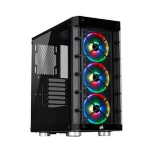 Corsair iCUE 465X RGB ATX Mid Tower Cabinet With Tempered Glass Side Panel CC-9011188-WW PC Cabinet-Corsair