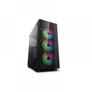 Deepcool MATREXX 55 V3 ADD-RGB 3F Mid Tower Black Cabinet With Tempered Glass Side Panel DP-ATX-MATREXX55V3-AR-3F PC Cabinet-Deepcool